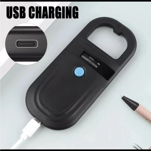 Upgraded Pet Handheld Microchip Reader Scanner Animal Tag Rechargeable Chip ID - Picture 8 of 9
